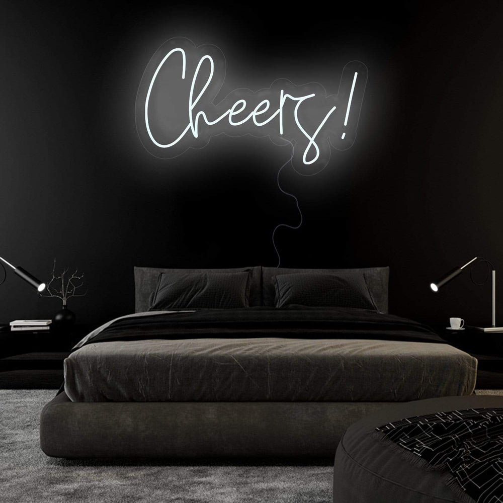 "Cheers" Neon Sign Schriftzug - NEONEVERGLOW