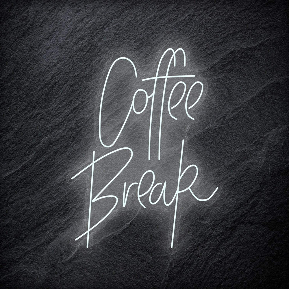 "Coffee Break" Neon Schriftzug - NEONEVERGLOW