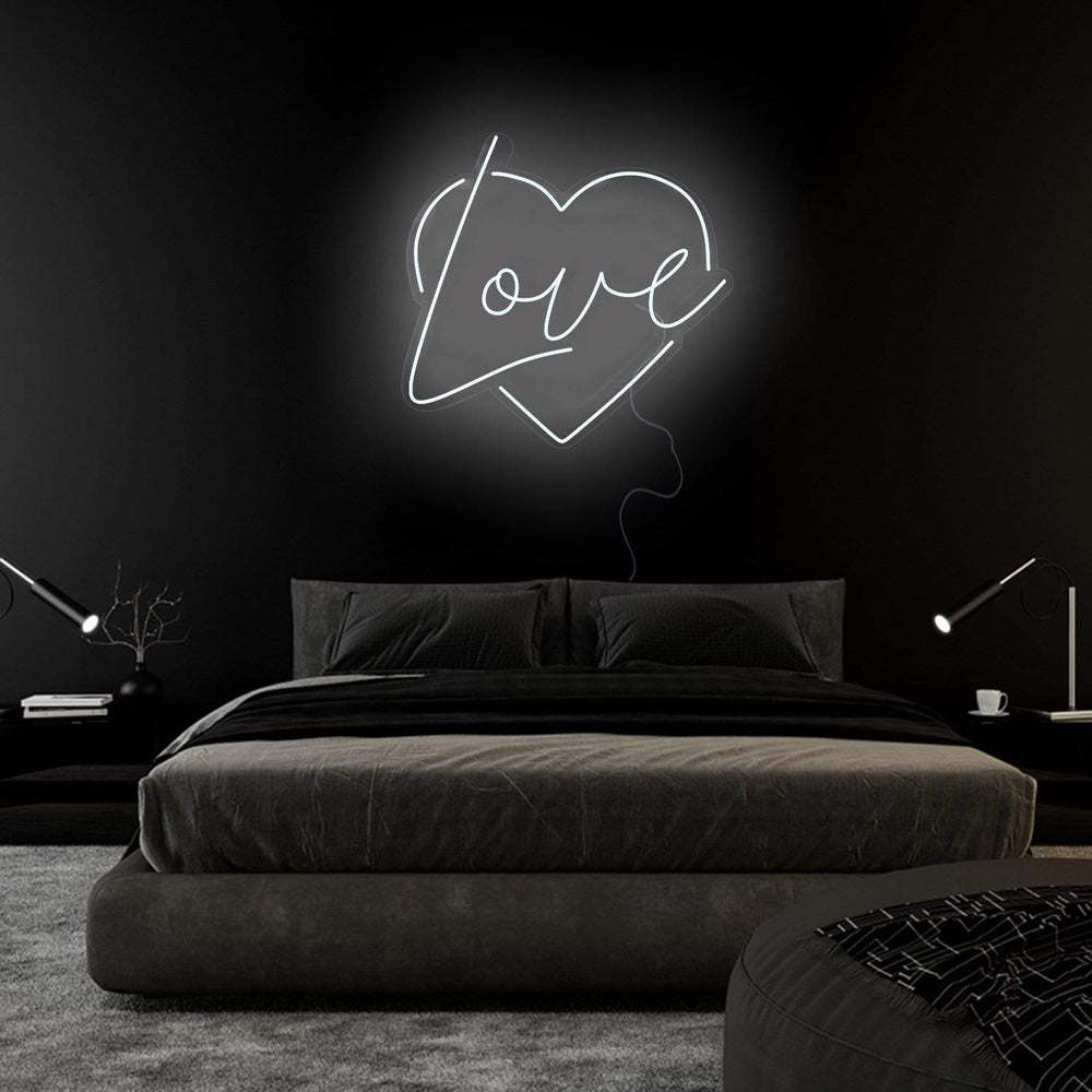 "Heart Love Herz" Neonschild Sign Schriftzug - NEONEVERGLOW