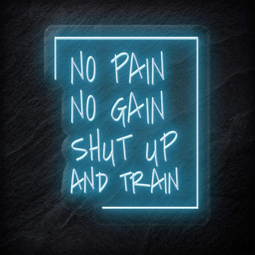 "No Pain No Gain " Neonschild Sign - NEONEVERGLOW