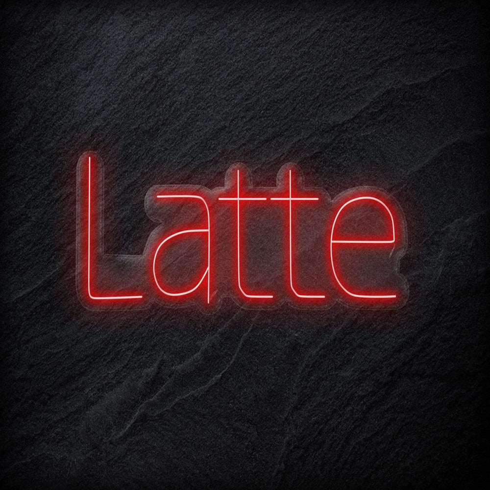 "Latte Coffee" Neon Schriftzug - NEONEVERGLOW