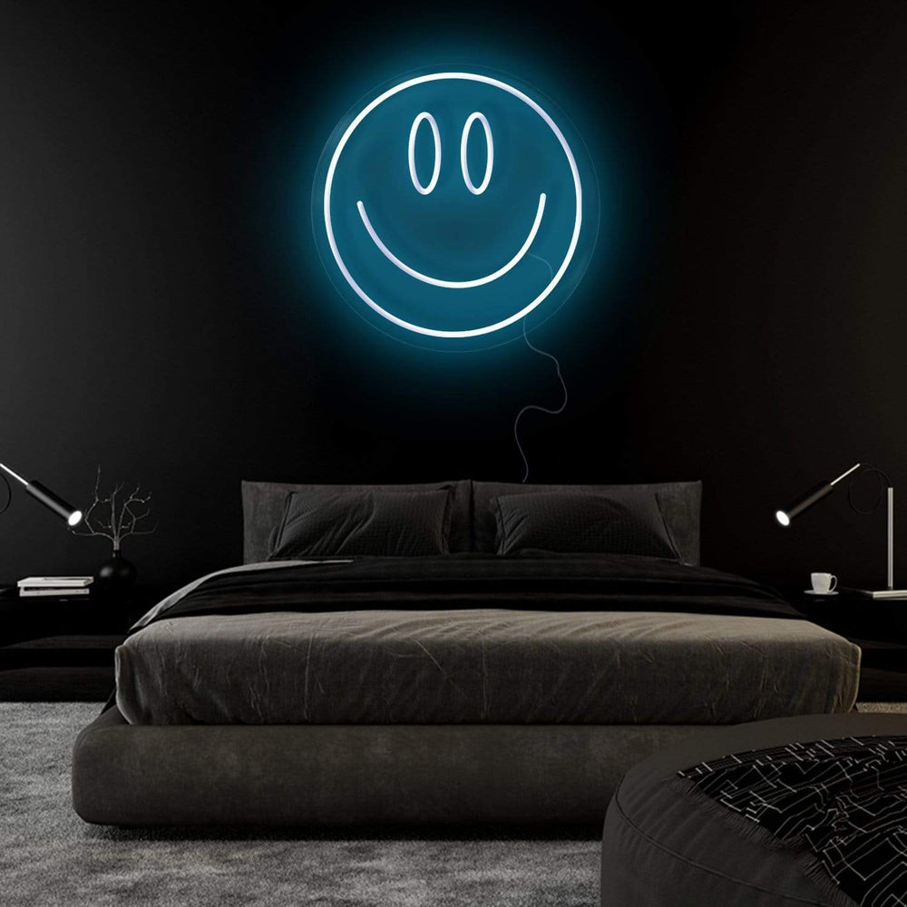 "Smile Lächeln" Neonschild Sign Schriftzug - NEONEVERGLOW