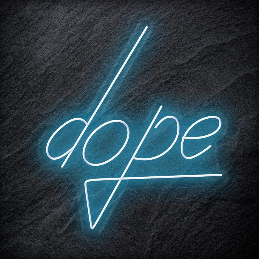 "Dope" Neon Schriftzug Sign - NEONEVERGLOW