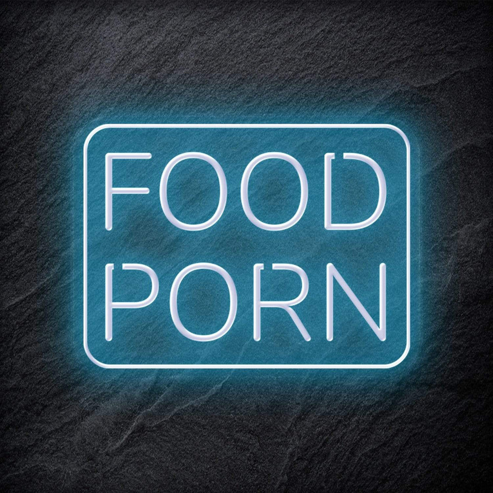 "Food Porn" Neonschild - NEONEVERGLOW