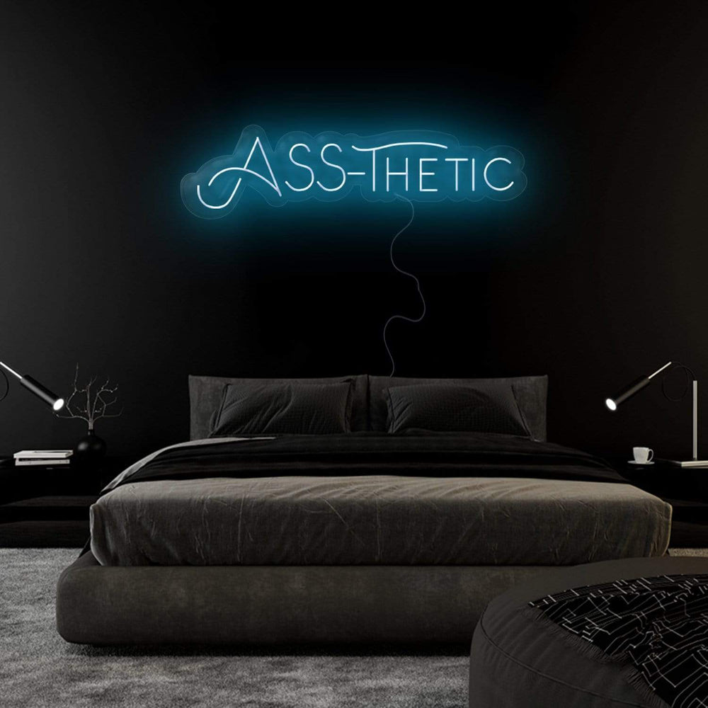 "ASS-Thetic" Neonschild Sign - NEONEVERGLOW