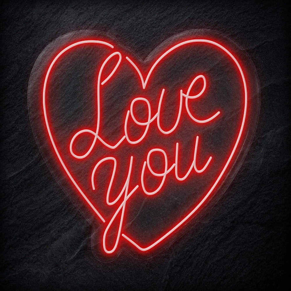 "Love You" Neonschild - NEONEVERGLOW