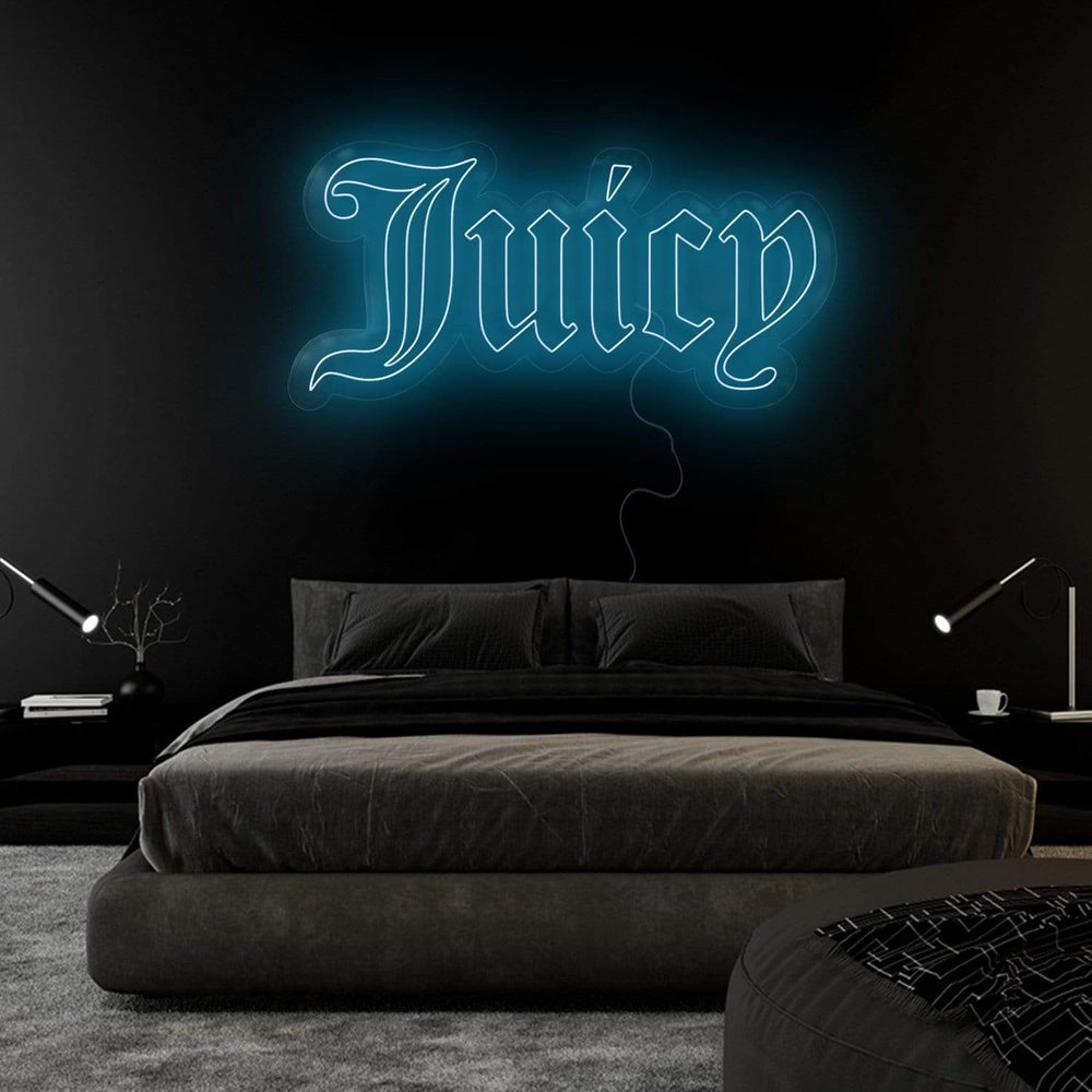 " Juicy" Neonschild Sign Schriftzug - NEONEVERGLOW