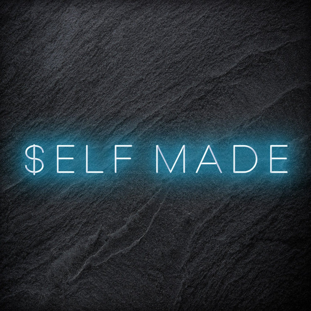 "Self Made" Neon Schriftzug Sign - NEONEVERGLOW