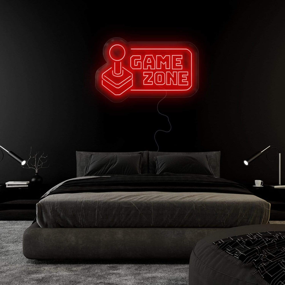 "Game Zone" Neonschild Sign - NEONEVERGLOW