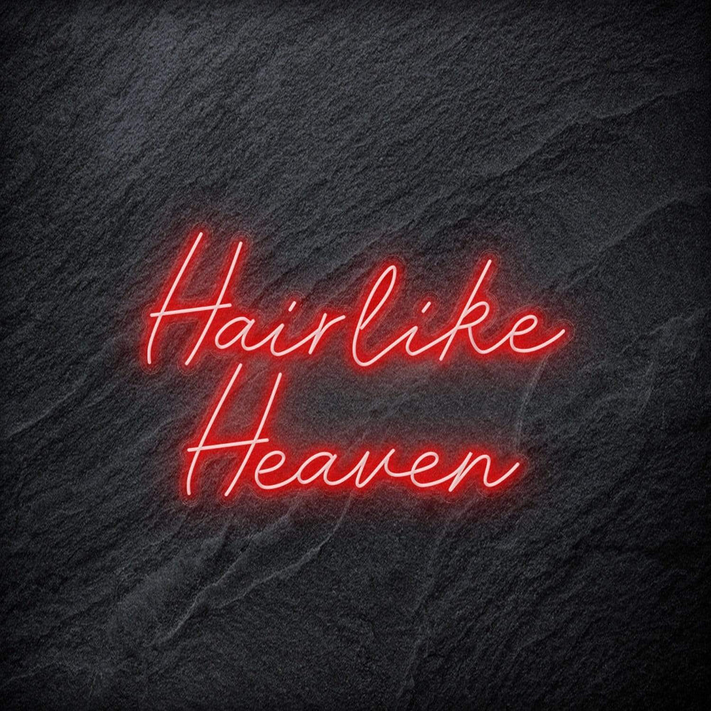 "Hairlike Heaven" Neon Schriftzug - NEONEVERGLOW