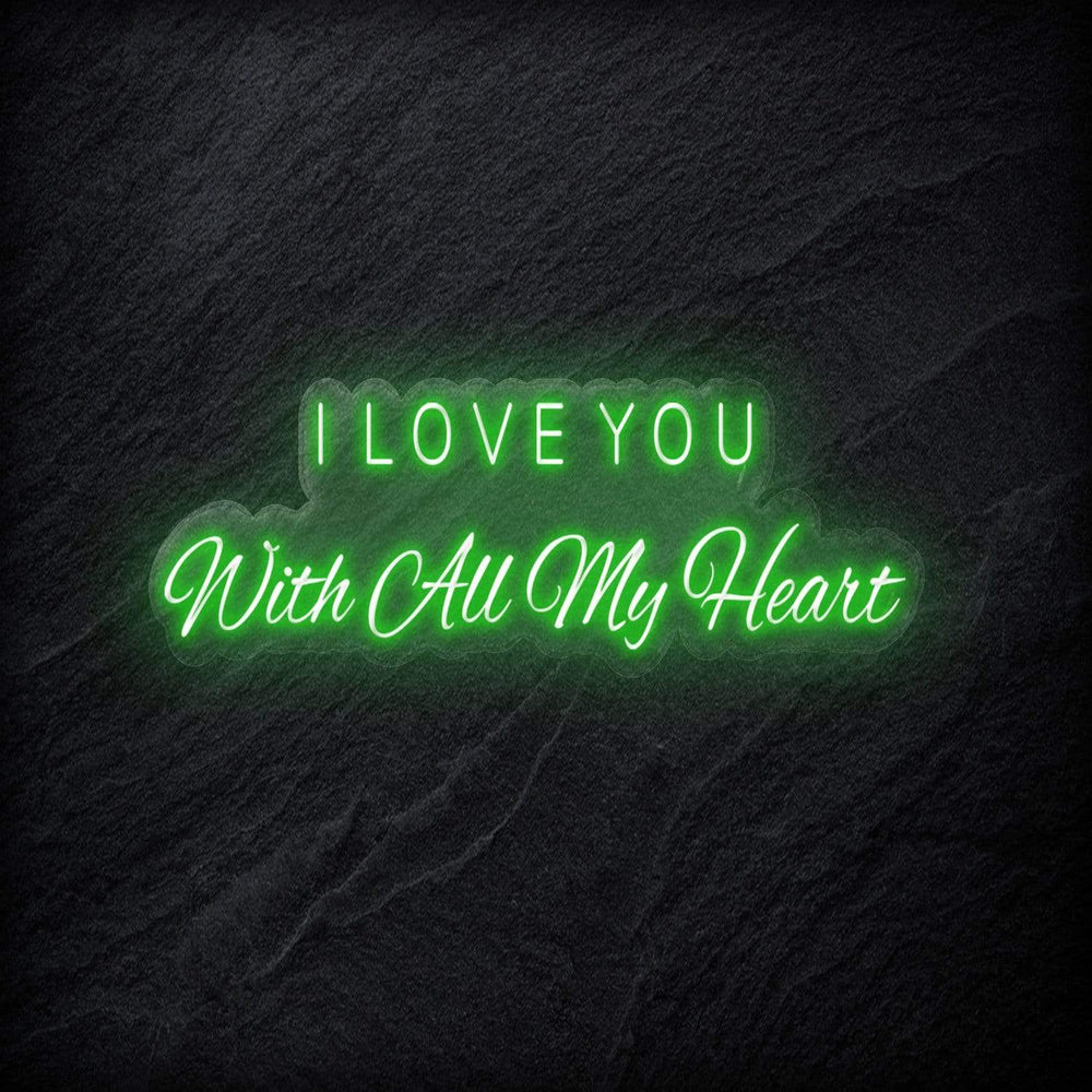 " I Love You " Neon Schriftzug - NEONEVERGLOW