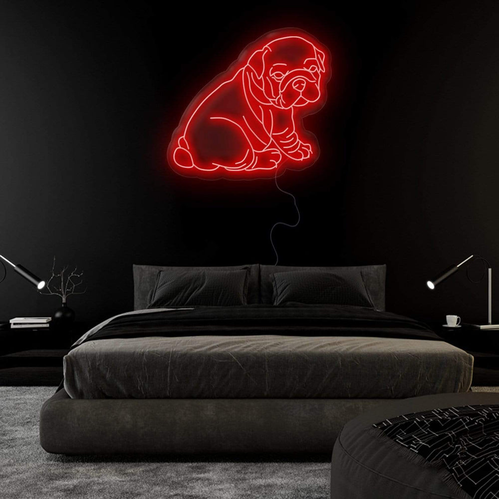"Bulldogg" Neonschild Sign - NEONEVERGLOW