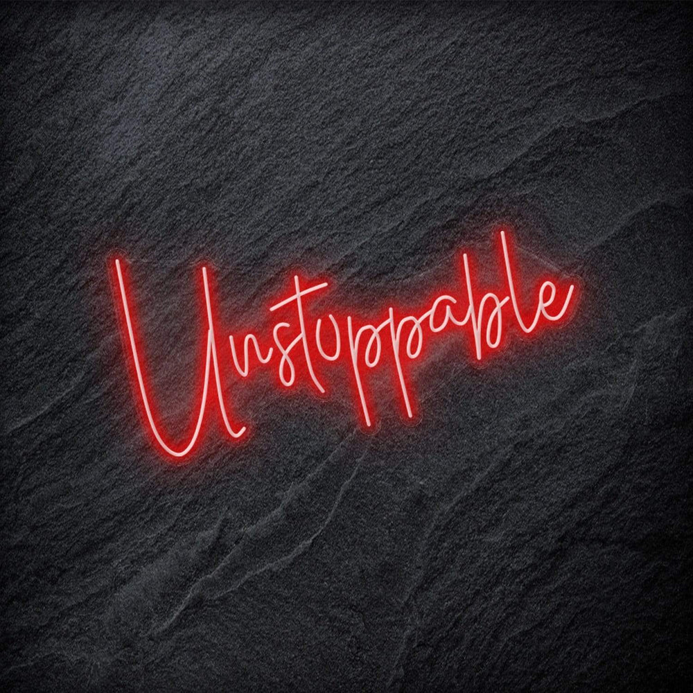 "Unstoppable" Neon Schriftzug - NEONEVERGLOW