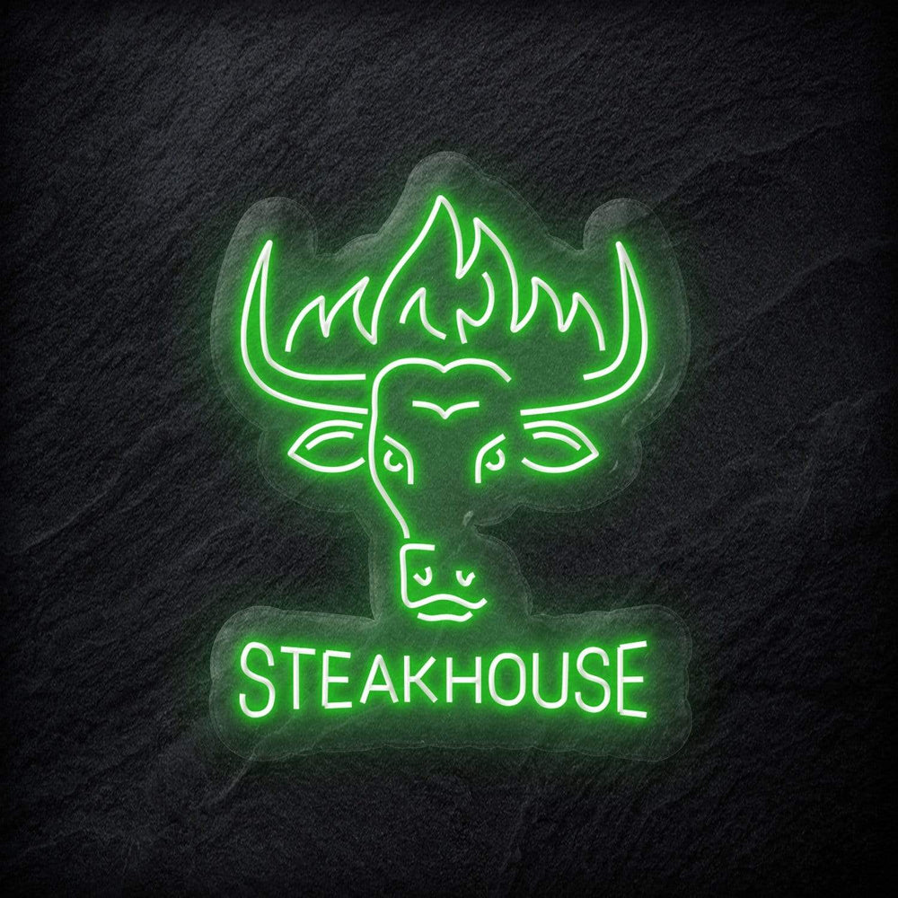 "Steakhouse Restaurant" Neon Schild - NEONEVERGLOW