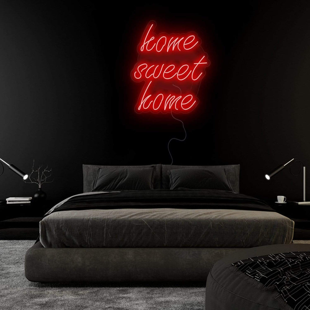 "Home Sweet Home" Neon Sign Schriftzug - NEONEVERGLOW