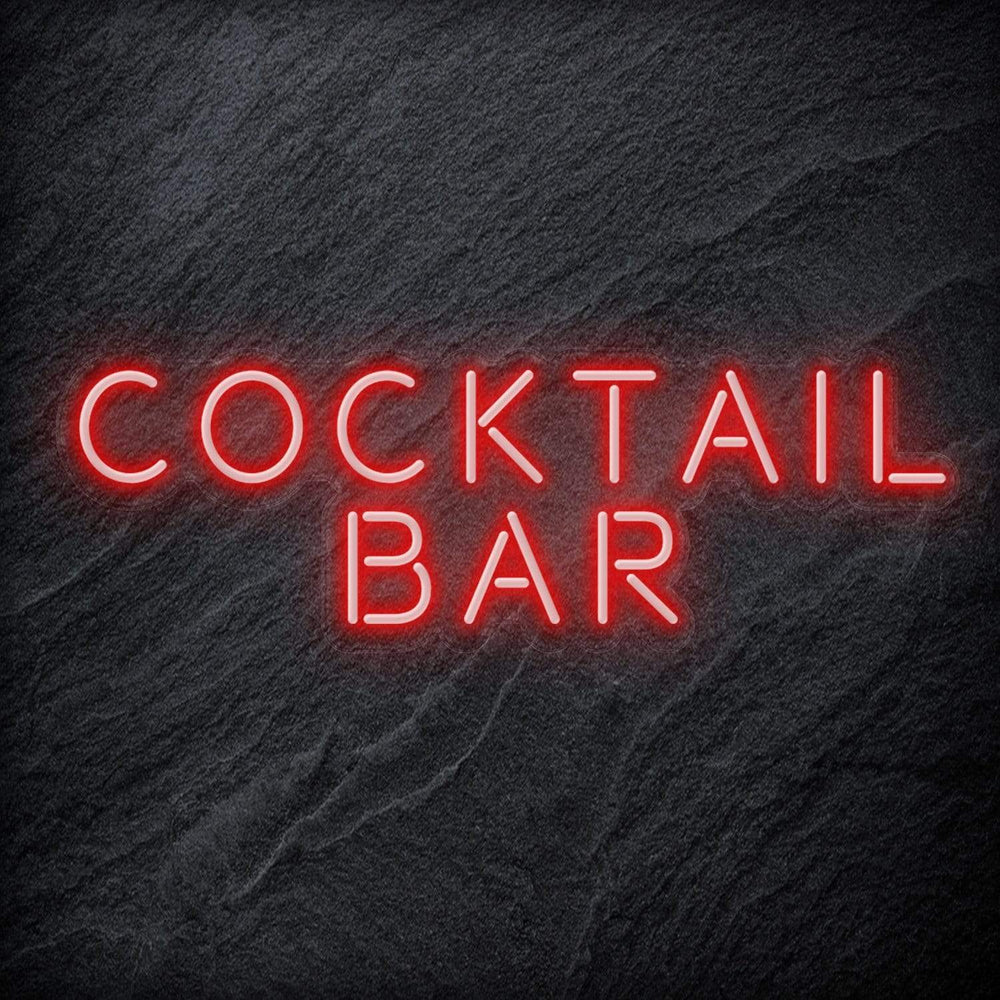 "Cocktail Bar" Neon Schriftzug SIgn - NEONEVERGLOW