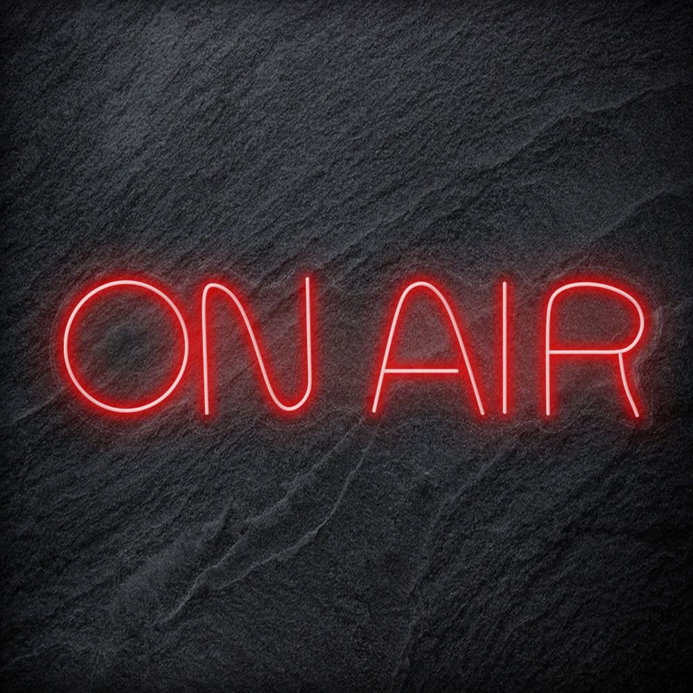 "On Air" Neon Schriftzug Sign - NEONEVERGLOW