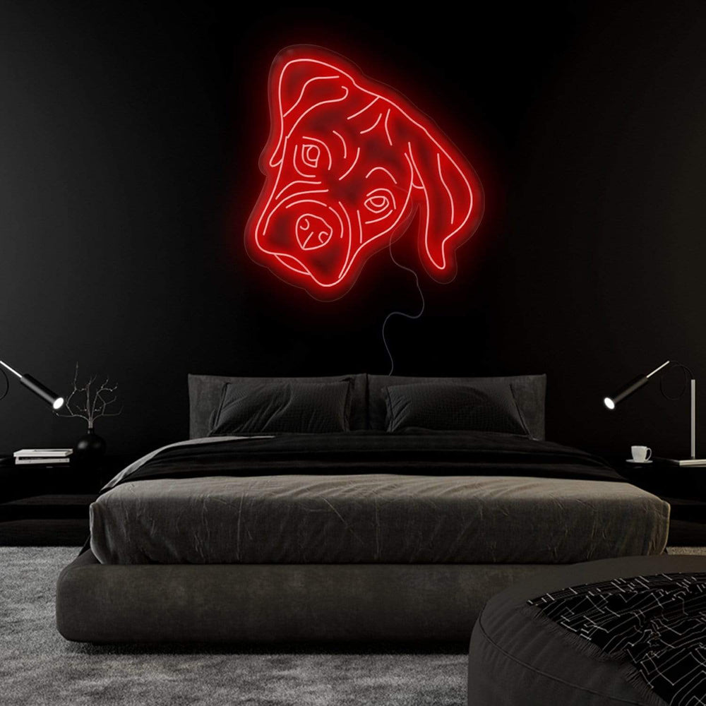 "Bulldogge" Neonschild Sign - NEONEVERGLOW