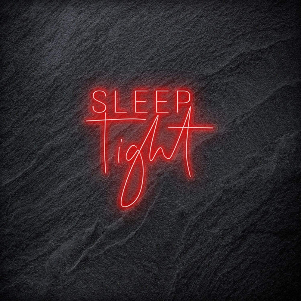 "Sleep Tight" Neon Schriftzug - NEONEVERGLOW
