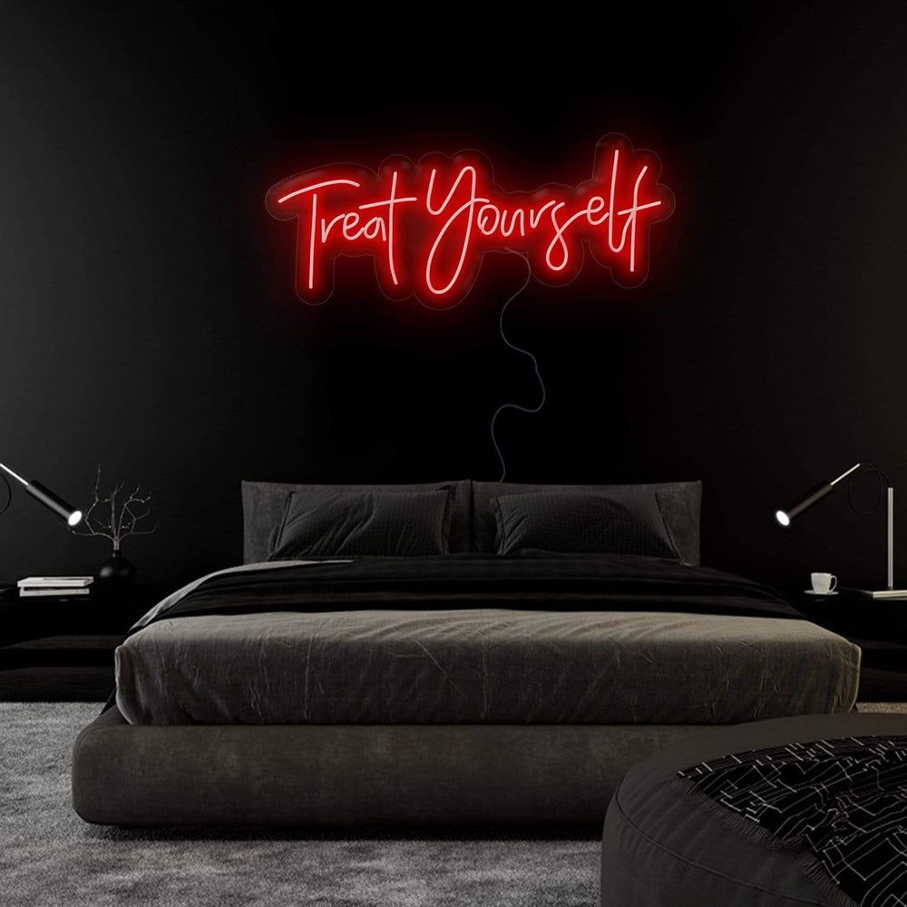 "Treat Yourself" Neon Sign Schriftzug - NEONEVERGLOW