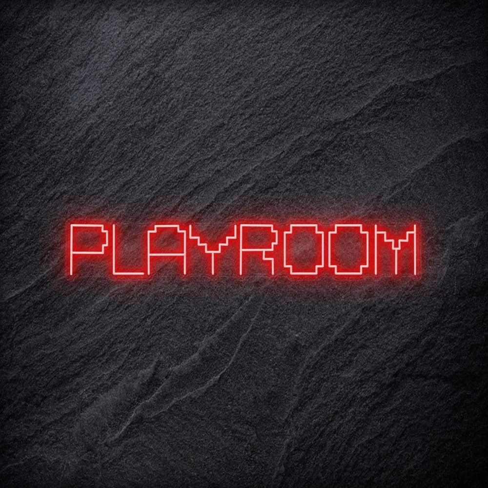 "Playroom" Neon Schriftzug - NEONEVERGLOW