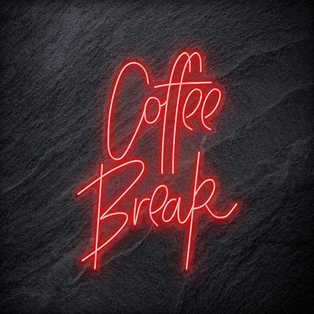 "Coffee Break" Neon Schriftzug - NEONEVERGLOW