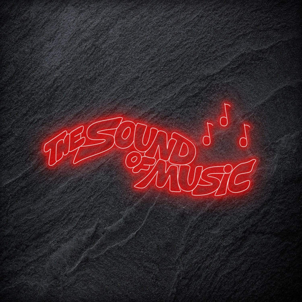 " The Sound Of Music" Neon Schild - NEONEVERGLOW