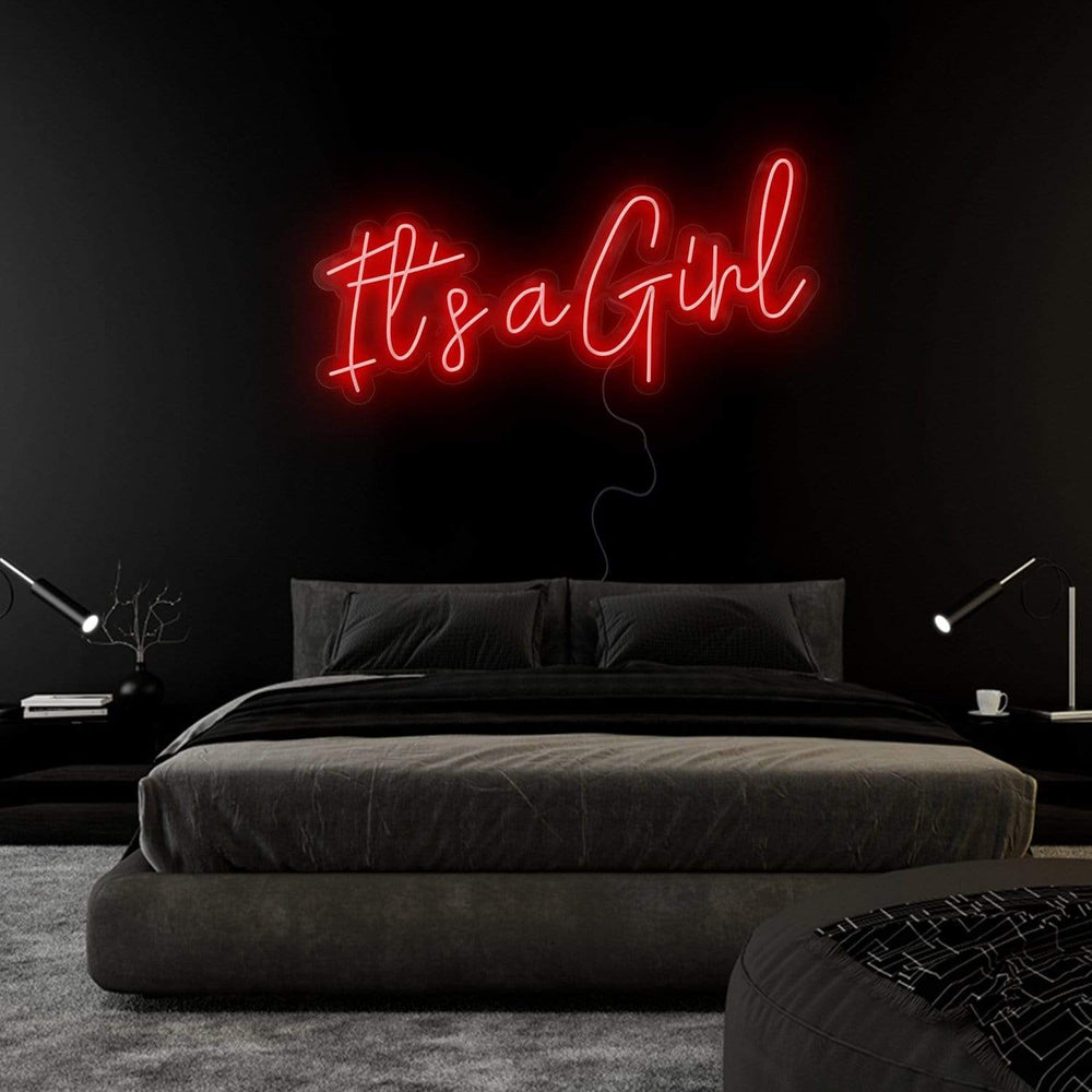 It´s a Girl Neonschild Sign Schriftzug - NEONEVERGLOW