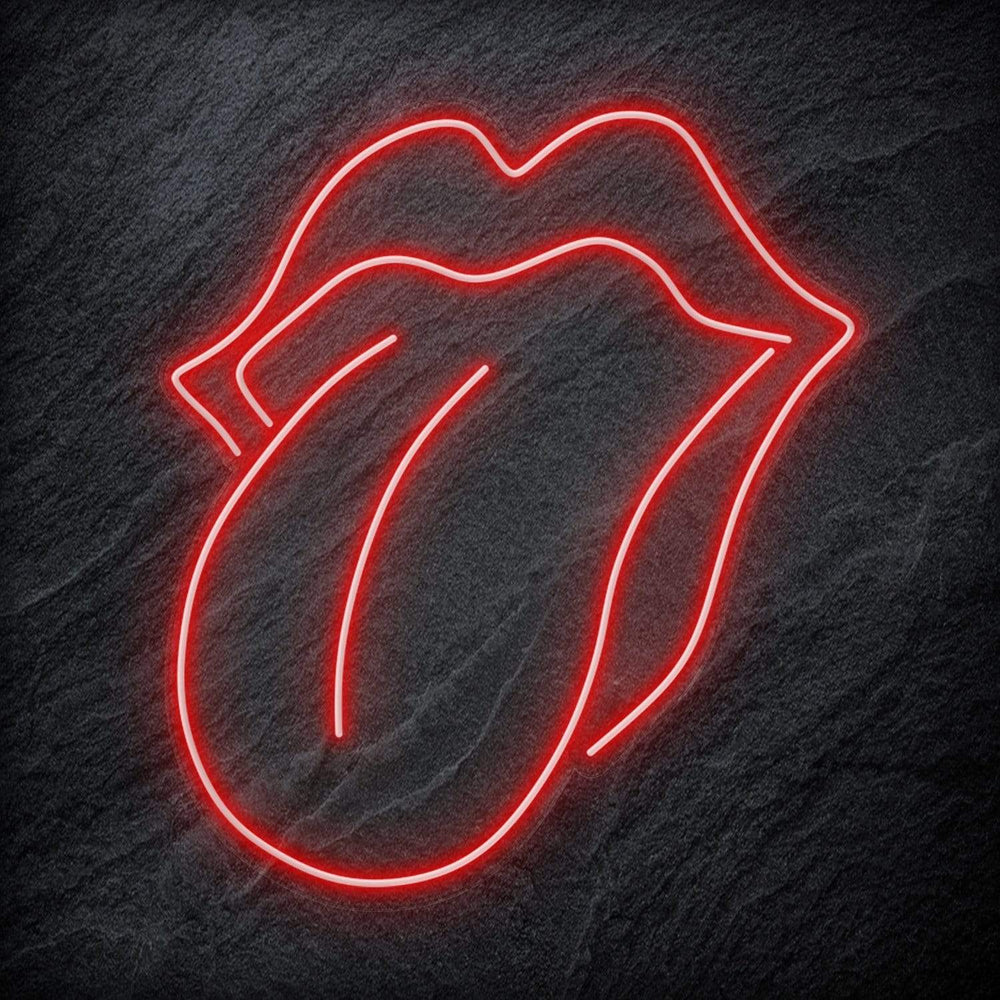 "Lips" Neonschild Schriftzug Sign - NEONEVERGLOW