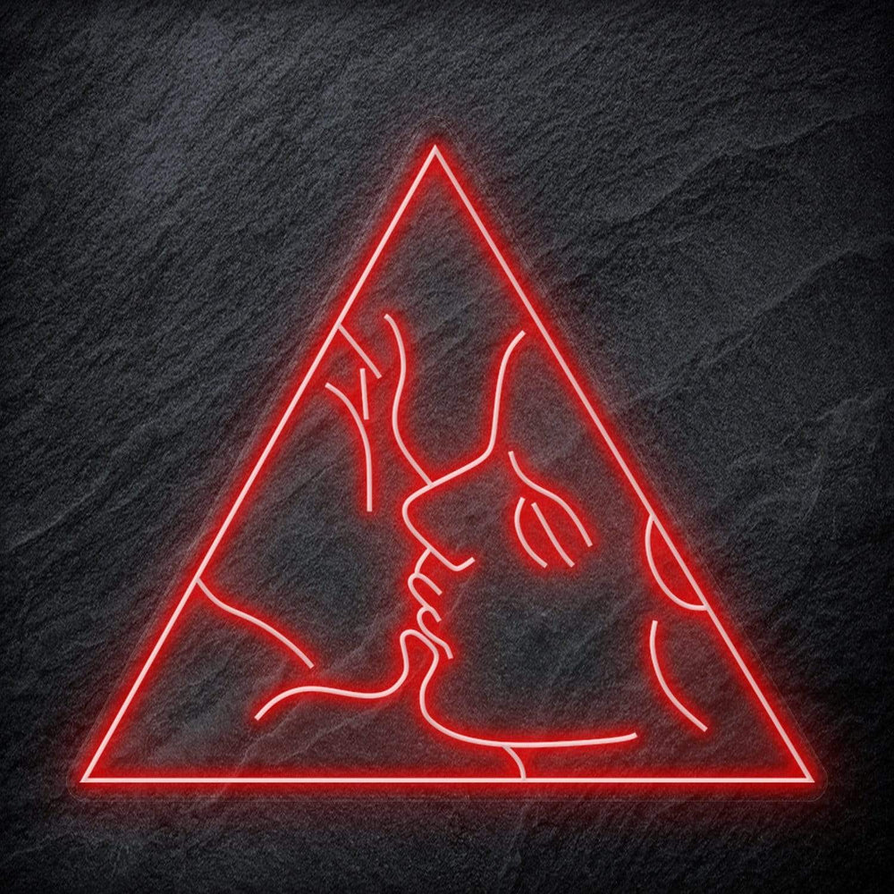 "Kiss" Neonschild Schriftzug - NEONEVERGLOW