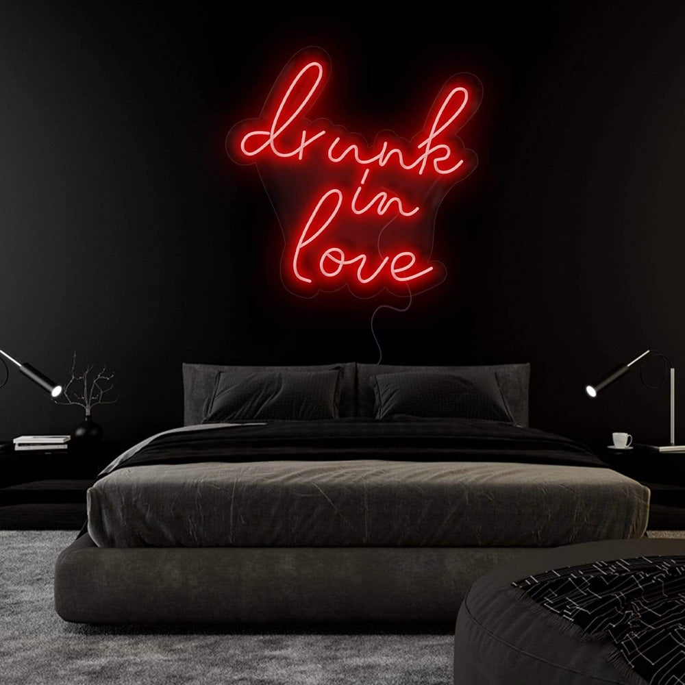 "Drunk in Love " Neon Sign Schriftzug - NEONEVERGLOW