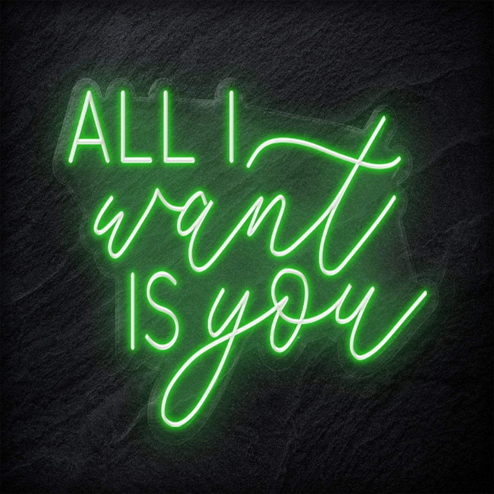 " All I Want Is You" Neonschild - NEONEVERGLOW
