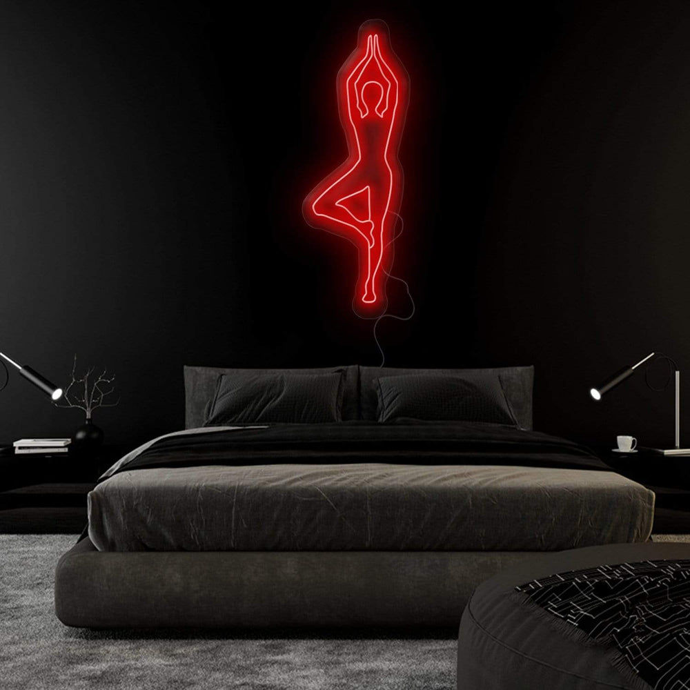 "Yoga" Neonschild Sign - NEONEVERGLOW