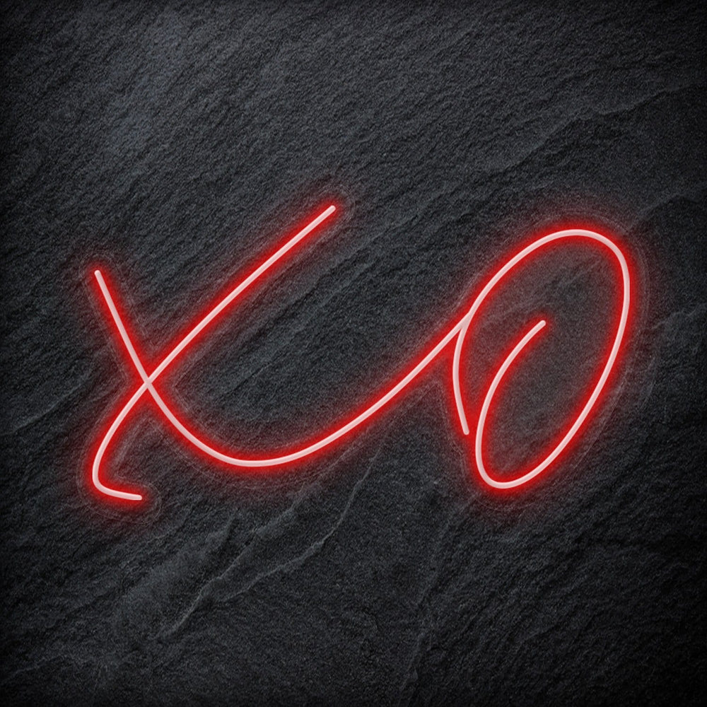 "Xo" Neonschild Sign Schriftzug - NEONEVERGLOW