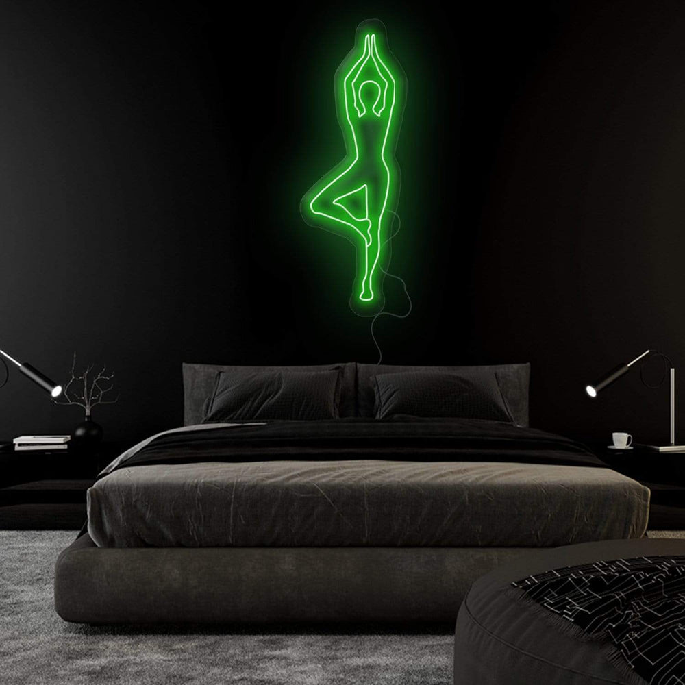 "Yoga" Neonschild Sign - NEONEVERGLOW