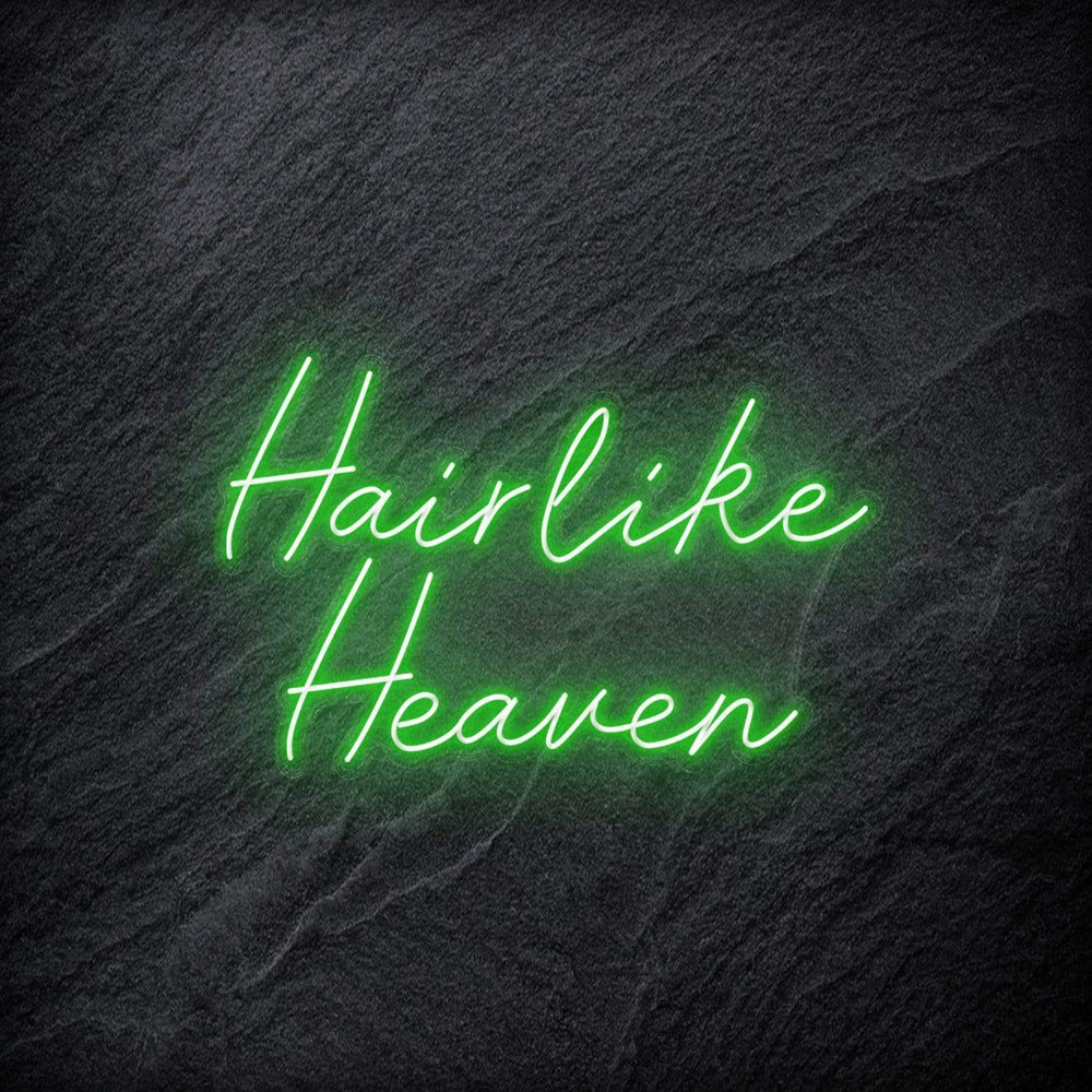 "Hairlike Heaven" Neon Schriftzug - NEONEVERGLOW