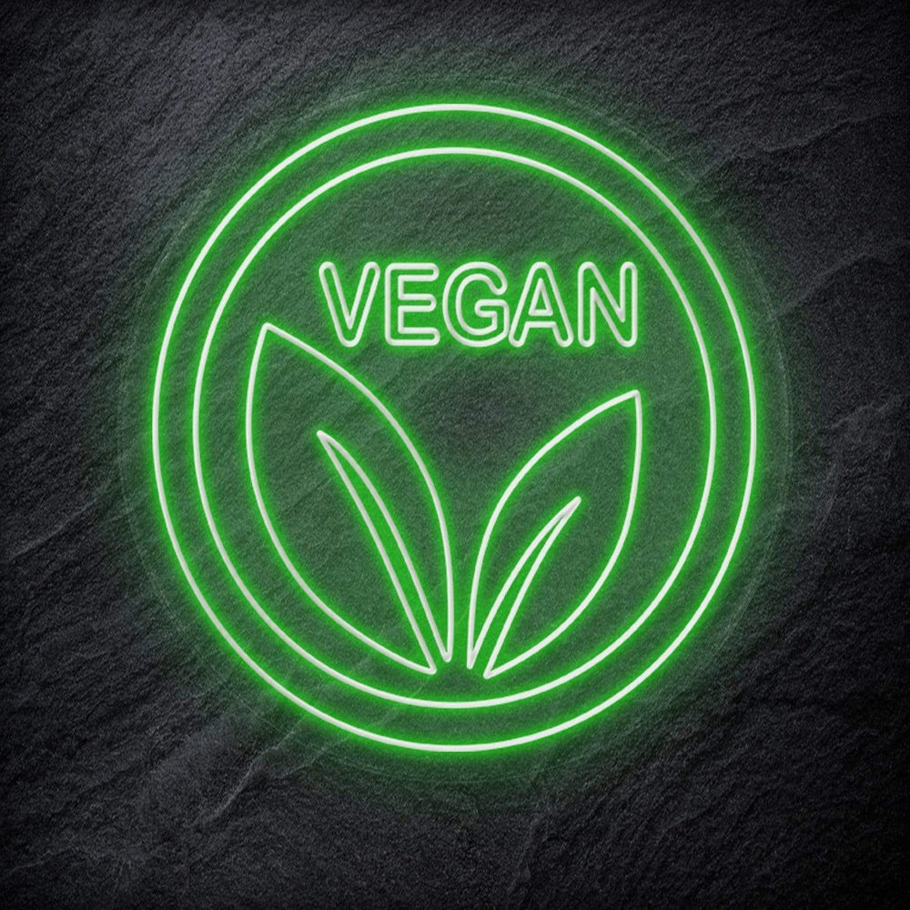 " Vegan" Neonschild - NEONEVERGLOW