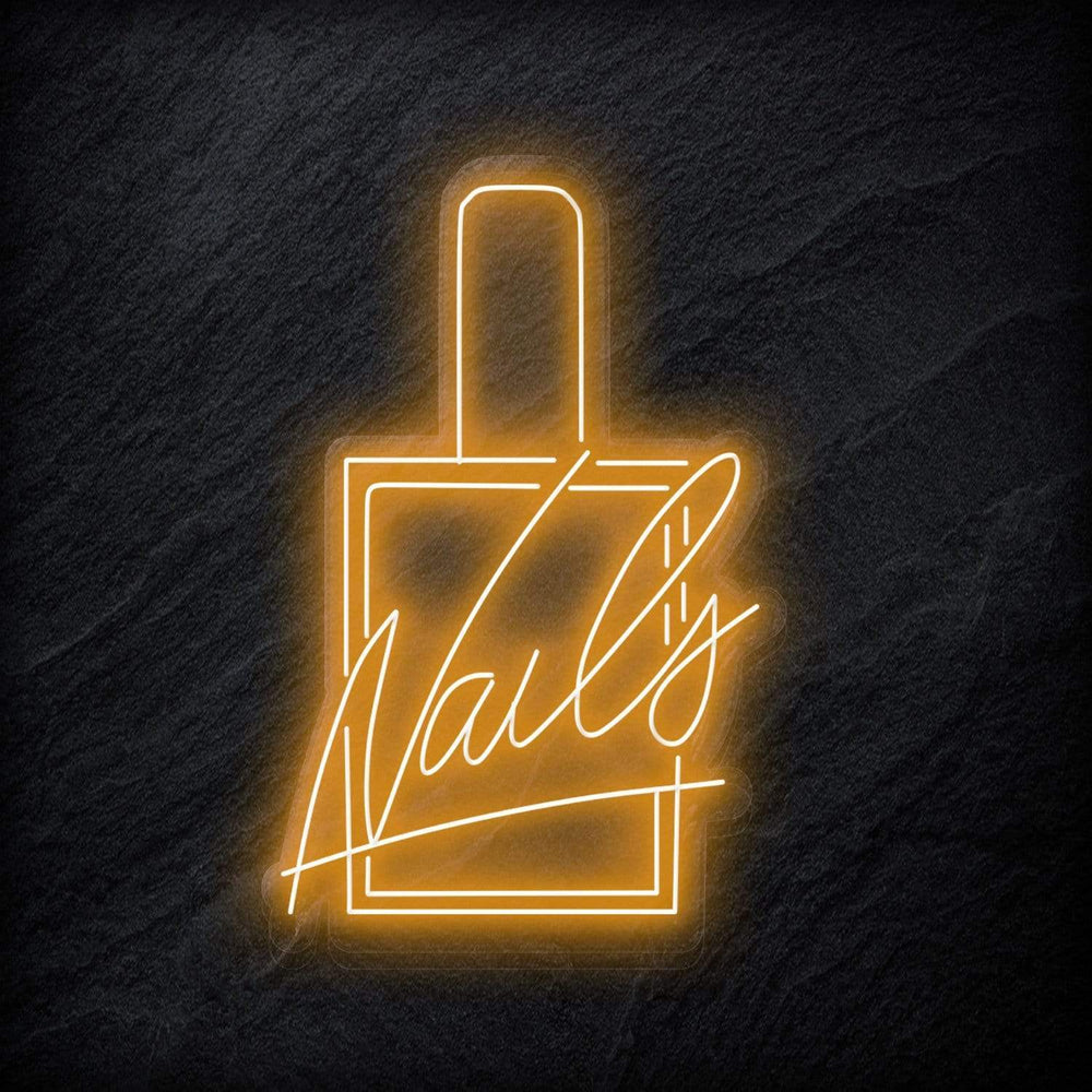"Nails" Neonschild Sign - NEONEVERGLOW