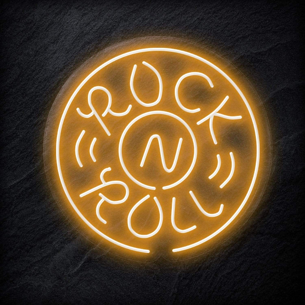 "Rockn Roll Musik" Neon Schild - NEONEVERGLOW