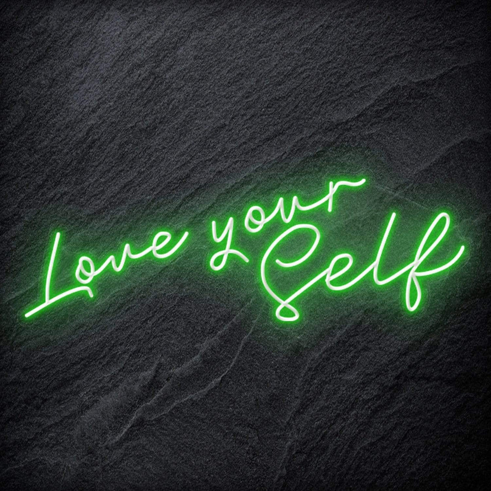 "Love Yourself" Neon Schriftzug - NEONEVERGLOW