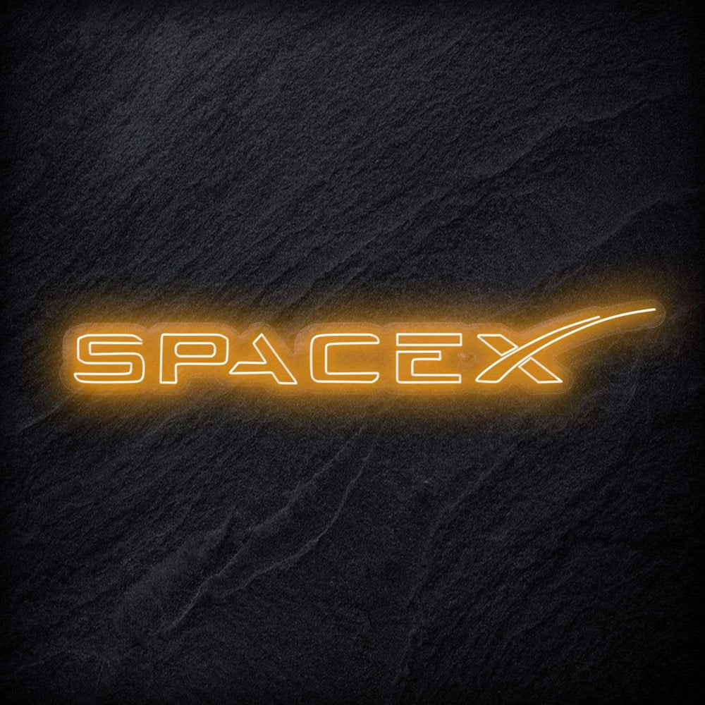 " Space X " Neon Schriftzg - NEONEVERGLOW