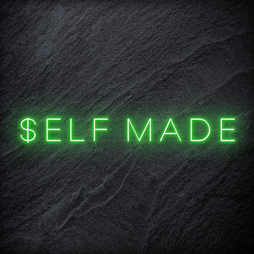 "Self Made" Neon Schriftzug Sign - NEONEVERGLOW
