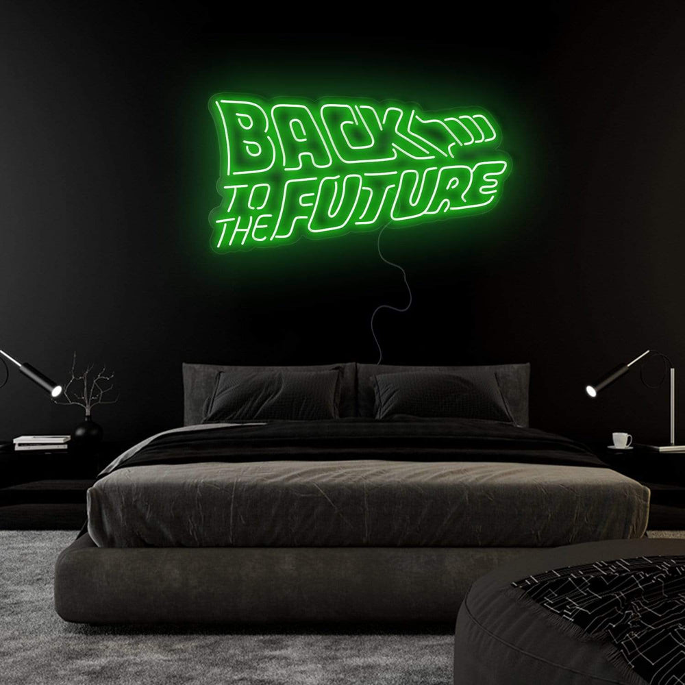 "Back to The Future" Neonschild Sign Schriftzug - NEONEVERGLOW