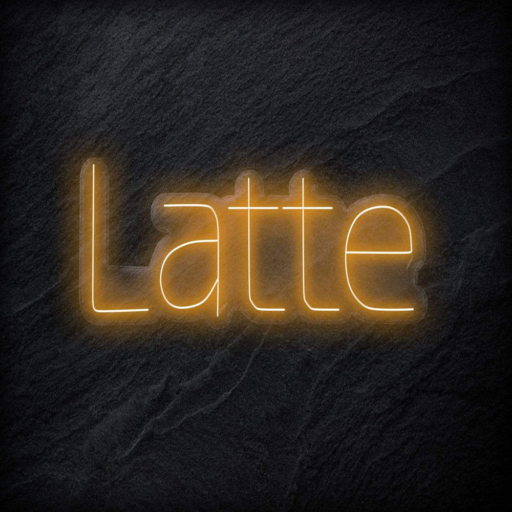 "Latte Coffee" Neon Schriftzug - NEONEVERGLOW