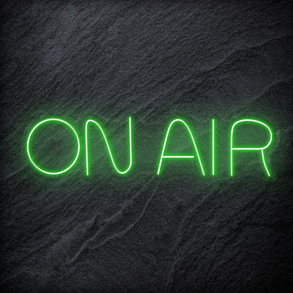 "On Air" Neon Schriftzug Sign - NEONEVERGLOW
