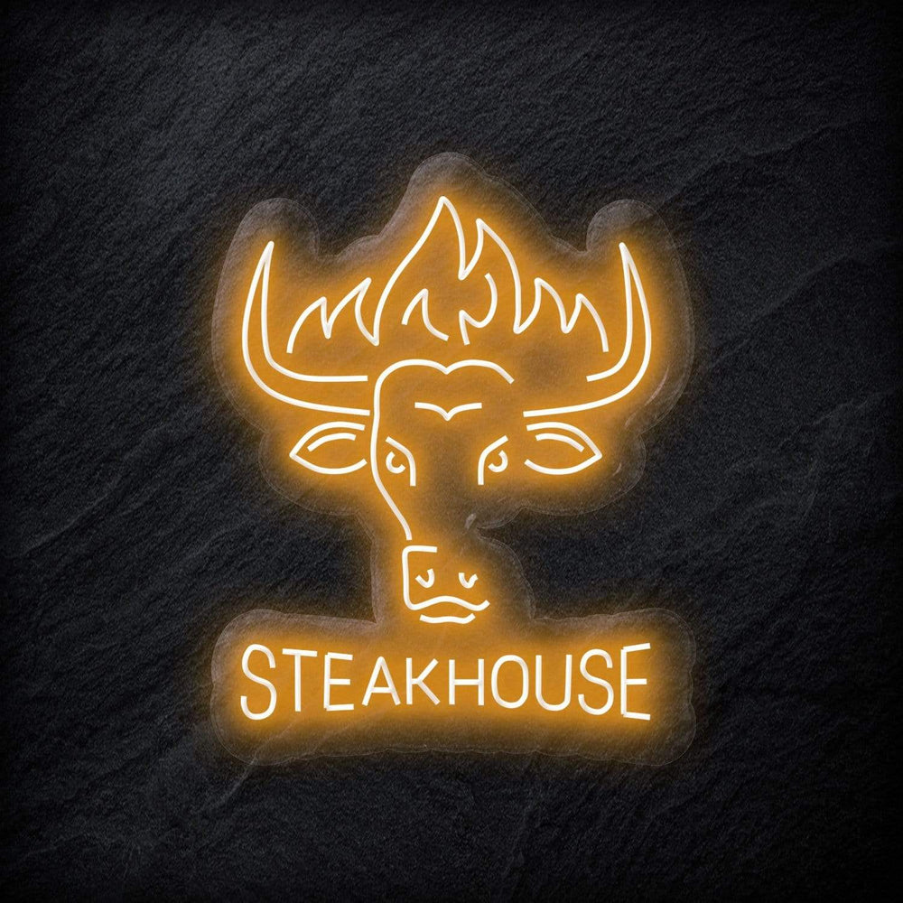 "Steakhouse Restaurant" Neon Schild - NEONEVERGLOW