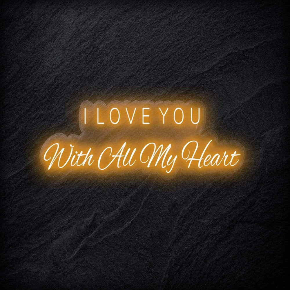 " I Love You " Neon Schriftzug - NEONEVERGLOW