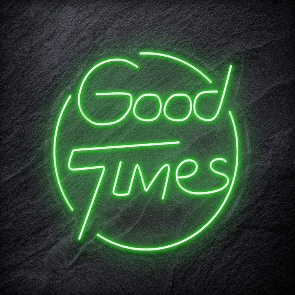 "Good Times" Neonschild - NEONEVERGLOW