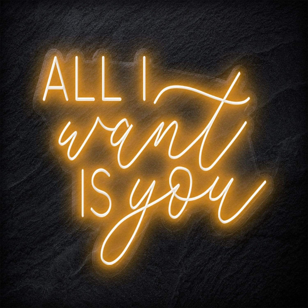 " All I Want Is You" Neonschild - NEONEVERGLOW