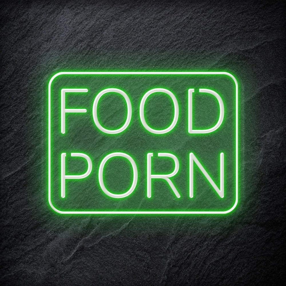 "Food Porn" Neonschild - NEONEVERGLOW
